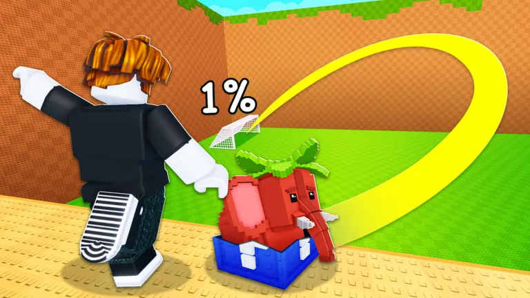 ROBLOX KICK A LUCKY BLOCK!